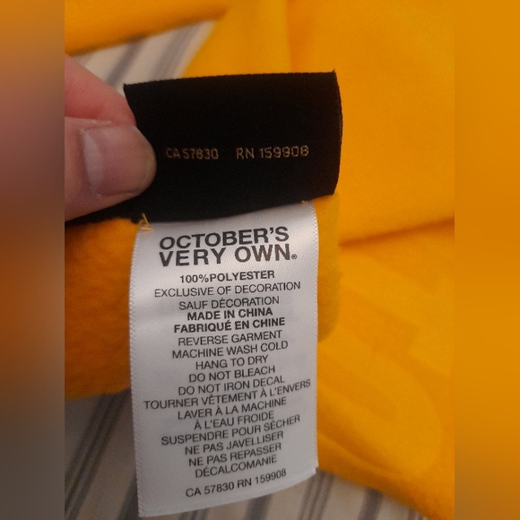 OvO Yellow Polartec Scarf - Picture 5 of 6